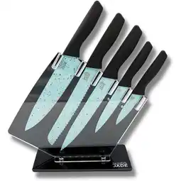 Netto Marken-Discount Starlyf Messerset 6-tlg. mit Acryl Messerständer Jade Knife Series + Stand Angebot