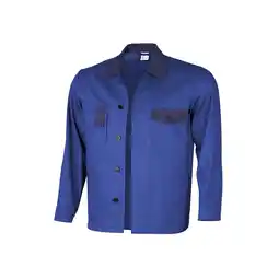 Netto Marken-Discount QUALITEX HIGH QUALITY WORKWEAR Arbeitsjacke basic 2-farbig kornblau/marine Herren: 102 Angebot