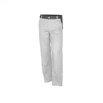 Netto Marken-Discount QUALITEX HIGH QUALITY WORKWEAR Bundhose basic 2-farbig weiss/grau Herren: 102 Angebot