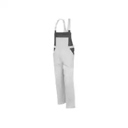 Netto Marken-Discount QUALITEX HIGH QUALITY WORKWEAR Latzhose basic 2-farbig weiss/grau Herren: 102 Angebot