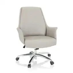 Netto Marken-Discount hjh OFFICE Home Office Bürostuhl BARENO ECO Kunstleder mit Armlehnen Angebot