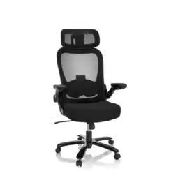 Netto Marken-Discount hjh OFFICE XXL Drehstuhl INSTRUCTOR SW I PRO Stoff/Netzstoff mit abklappbaren Armlehnen Angebot
