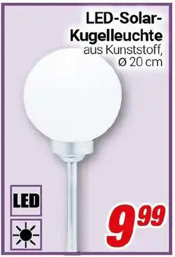 CENTERSHOP LED-Solar Kugelleuchte Angebot