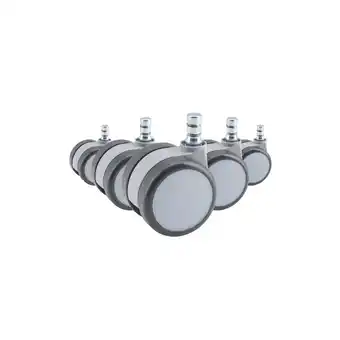 Netto Marken-Discount hjh OFFICE Stuhlrollen 5x ROLO MOVE 60 11mm/60mm Metall, Kunststoff Angebot
