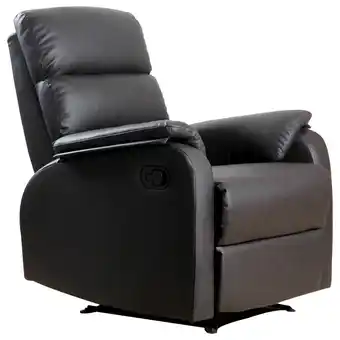 Netto Marken-Discount HOMCOM Fernsehsessel Stahl, MDF, Kunstleder, Schaumstoff Angebot