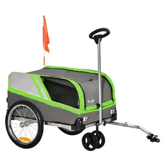 Netto Marken-Discount PawHut Haustier-Anhänger Metall, Oxford-Gewebe Angebot