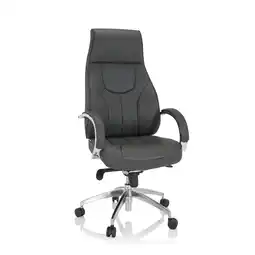 Netto Marken-Discount hjh OFFICE Profi Chefsessel ELEGANCE I Kunstleder mit Armlehnen Angebot