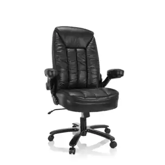 Netto Marken-Discount hjh OFFICE XXL Drehstuhl INSTRUCTOR III Kunstleder mit abklappbaren Armlehnen Angebot