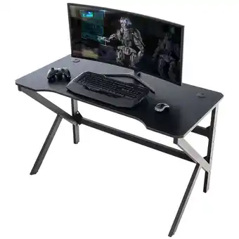 Netto Marken-Discount CLP Gaming-Tisch Lewiston I Schreibtisch Mit LED-Beleuchtung I Carbon-Optik Angebot