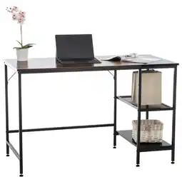 Netto Marken-Discount CLP Schreibtisch Oviedo I Laptoptisch Mit Stauraum I Bürotisch Mit Regalfächern Angebot