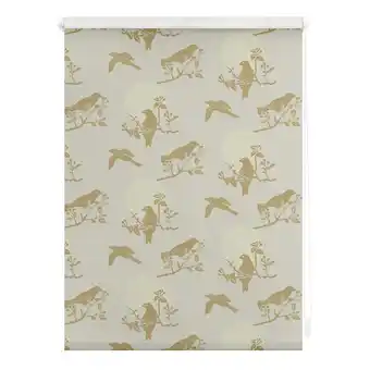 Netto Marken-Discount Lichtblick Rollo Klemmfix, ohne Bohren, Verdunkelung, Moon Birds - Beige Angebot
