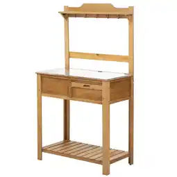 Netto Marken-Discount Outsunny Pflanztisch Tannenholz, Metall Angebot