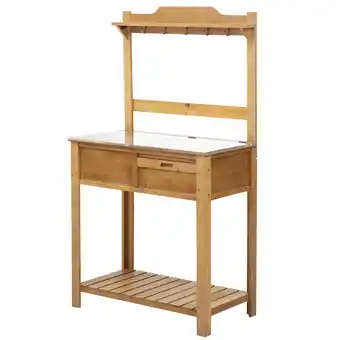 Netto Marken-Discount Outsunny Pflanztisch Tannenholz, Metall Angebot