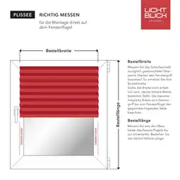 Netto Marken-Discount Lichtblick Plissee Klemmfix, ohne Bohren, verspannt, Verdunkelung - Beige Angebot