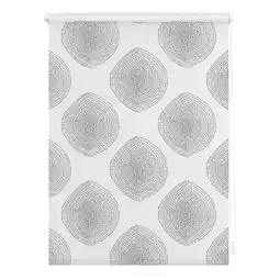 Netto Marken-Discount Lichtblick Rollo Klemmfix, ohne Bohren, blickdicht, Stripy Boho Drop - Weiß Angebot