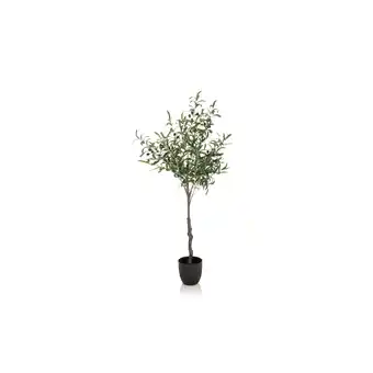 Netto Marken-Discount hjh OFFICE Kunstpflanze OLIVE Kunststoff Angebot