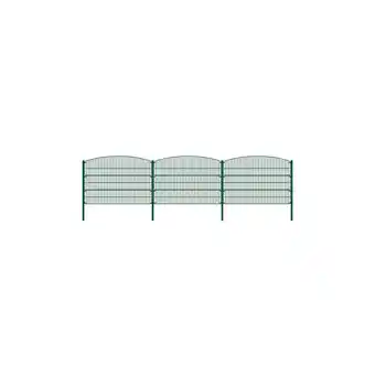 Netto Marken-Discount HOME DELUXE Doppelstabmattenzaun grün BERG versch. Ausführungen Angebot