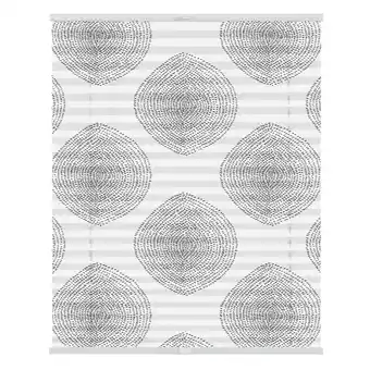 Netto Marken-Discount Lichtblick Plissee Klemmfix, ohne Bohren, blickdicht, Stripy Boho Drop - Weiß Angebot