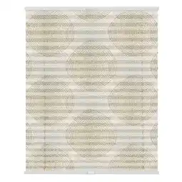 Netto Marken-Discount Lichtblick Plissee Klemmfix, ohne Bohren, blickdicht, Stripy Boho Drop India - Beige Angebot