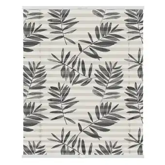 Netto Marken-Discount Lichtblick Plissee Klemmfix, ohne Bohren, blickdicht, Black Watercolor Branches - Schwarz Angebot
