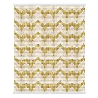 Netto Marken-Discount Lichtblick Plissee Klemmfix, ohne Bohren, blickdicht, Boho Zig Zag - Gelb Angebot