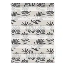 Netto Marken-Discount Lichtblick Duo Rollo Klemmfix, ohne Bohren, blickdicht, Black Watercolor Branches - Schwarz Angebot