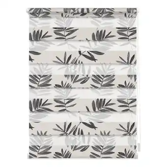 Netto Marken-Discount Lichtblick Duo Rollo Klemmfix, ohne Bohren, blickdicht, Black Watercolor Branches - Schwarz Angebot