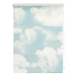Netto Marken-Discount Lichtblick Rollo Klemmfix, ohne Bohren, Verdunkelung, Wolken - Blau Angebot