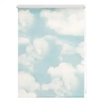Netto Marken-Discount Lichtblick Rollo Klemmfix, ohne Bohren, Verdunkelung, Wolken - Blau Angebot