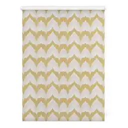 Netto Marken-Discount Lichtblick Rollo Klemmfix, ohne Bohren, Verdunkelung, Boho Zig Zag - Gelb Angebot