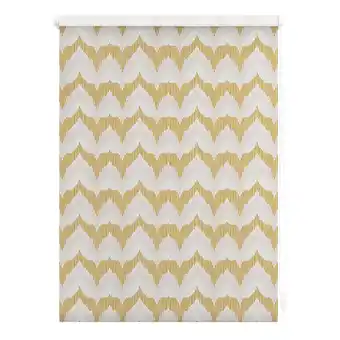 Netto Marken-Discount Lichtblick Rollo Klemmfix, ohne Bohren, Verdunkelung, Boho Zig Zag - Gelb Angebot