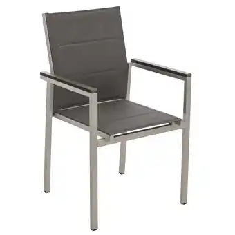 Netto Marken-Discount CLP Gartenstuhl Patel I Stapelstuhl Aus Aluminium I Lehnstuhl Mit Textilene-Bezug Angebot