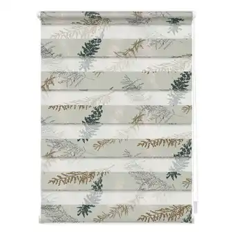 Netto Marken-Discount Lichtblick Duo Rollo Klemmfix, ohne Bohren, blickdicht, Fir Branches - Blau Angebot