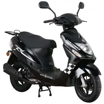 Netto Marken-Discount Alpha Motors Mofaroller CityLeader 50 ccm 25 kmh EURO 5 schwarz Angebot