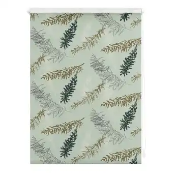 Netto Marken-Discount Lichtblick Rollo Klemmfix, ohne Bohren, Verdunkelung, Fir Branches - Grün Angebot