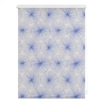 Netto Marken-Discount Lichtblick Rollo Klemmfix, ohne Bohren, Verdunkelung, Flower wheel - Blau Angebot