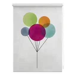 Netto Marken-Discount Lichtblick Rollo Klemmfix, ohne Bohren, Verdunkelung, Ballon - Bunt Angebot