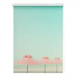 Netto Marken-Discount Lichtblick Rollo Klemmfix, ohne Bohren, blickdicht, Sonnenschirm - Türkis Rosa Angebot