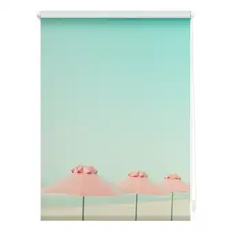 Netto Marken-Discount Lichtblick Rollo Klemmfix, ohne Bohren, blickdicht, Sonnenschirm - Türkis Rosa Angebot