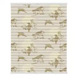 Netto Marken-Discount Lichtblick Plissee Klemmfix, ohne Bohren, blickdicht, Moon Birds - Beige Angebot