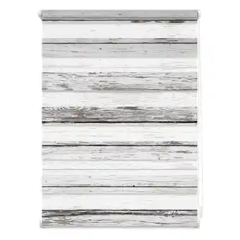 Netto Marken-Discount Lichtblick Duo Rollo Klemmfix, ohne Bohren, blickdicht, Bretter-Vintage Angebot