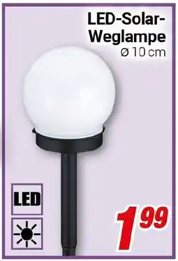 CENTERSHOP LED-Solar Weglampe Angebot