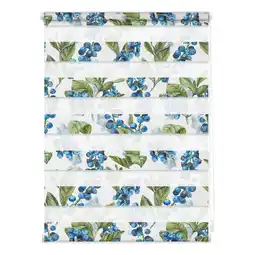 Netto Marken-Discount Lichtblick Duo Rollo Klemmfix, ohne Bohren, blickdicht, Heidelbeere - Blau Grün Angebot