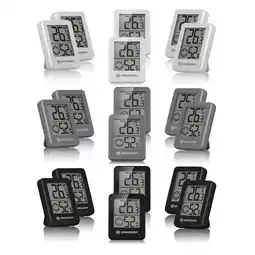 Netto Marken-Discount BRESSER ClimaTemp Thermo-Hygrometer 6er-Set Farbe: weiss Angebot