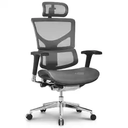 Netto Marken-Discount CLP Bürostuhl Spokane Ergonomic I Ergonomischer Schreibtischstuhl I Kopfstütze Angebot