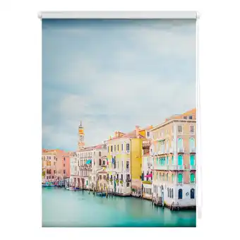 Netto Marken-Discount Lichtblick Rollo Klemmfix, ohne Bohren, Verdunkelung, Venedig - Blau Angebot