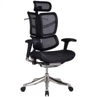Netto Marken-Discount CLP Bürostuhl Norfolk Ergonomic I Ergonomischer Schreibtischstuhl I Kopfstütze Angebot