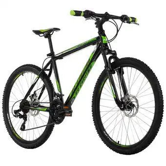 Netto Marken-Discount KS Cycling Mountainbike Hardtail 26 Zoll Sharp schwarz-grün Angebot