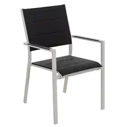 Netto Marken-Discount CLP Gartenstuhl Jones I Lehnstuhl Mit Textilene-Bezug I Stapelstuhl Aus Aluminium Angebot