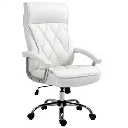 Netto Marken-Discount Vinsetto Bürostuhl PU-Kunstleder, Metall, Schaumstoff, Nylon-Räder Angebot